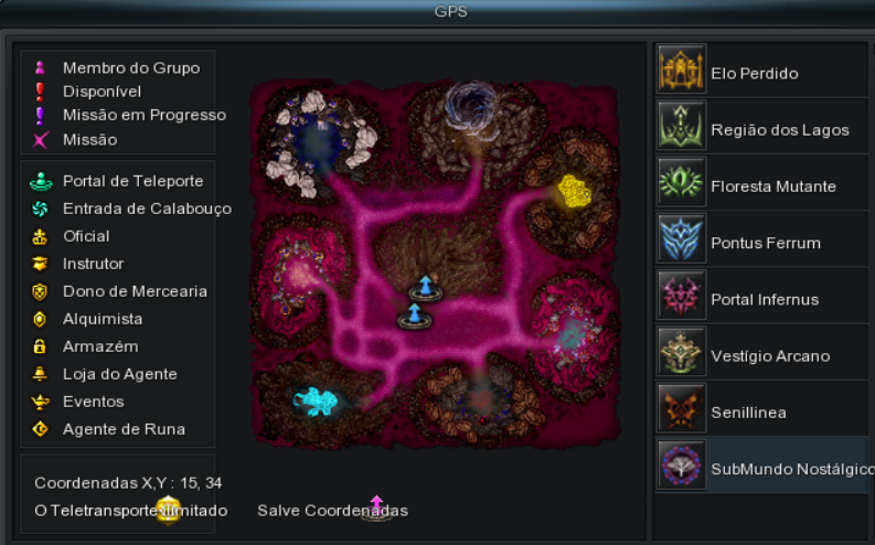 Novo Mapa SubMundo Nostalgico